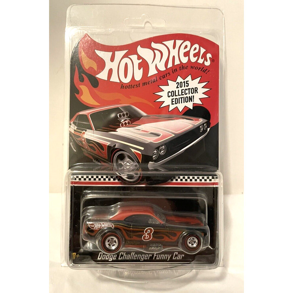 2015 HOT WHEELS COLLECTOR EDITION DODGE CHALLENGER FUNNY CAR - Picture 1 of 8